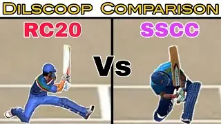 Dilscoop Comparison | Rc20 Vs Sscc | Real Cricket 20 | Sachin Saga | FewRen Gaming |