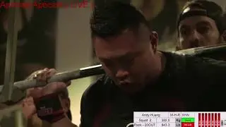Andy Huang - 1st Place Overall 975 kg/2149,5 lbs Total - Reebok Record Breakers 2017