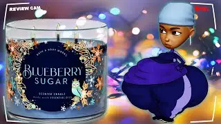 Bath & Body Works Candle Review: BLUEBERRY SUGAR (2020 Holiday Scent)