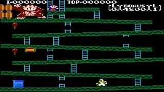 Donkey Kong Luigi Edition By HackedNesRoms NINTENDO NES HACK