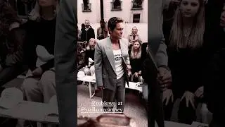 Rob Lowe at the Stella McCartney show in Paris, France. #roblowe