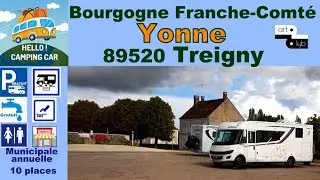 89 Aire camping-car Treigny Hello!camping-car