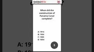 How old is PANAMA CANAL?