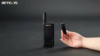 Retevis RB639P Bluetooth Walkie Talkie Portable Type-c Charging Walkie-talkie Ultra Slim PMR446