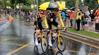 Presentación de los equipos ciclistas del Tour de Francia 2023 en Bilbao el 29-6-2023