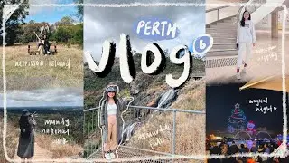 PERTH VLOG 6 | Hiking to Lesmurdie Falls 🏞, Heirisson Island🦘, Perth Night Life 🌃 and Museum Hopping