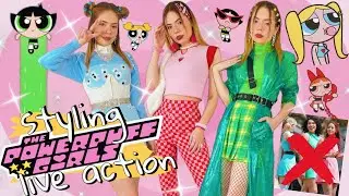 dressing like the PowerPuff Girls (styling the *trash* live action)