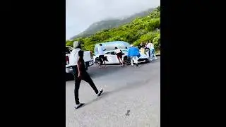White Lamborghini Aventador Spotted in Cape Town! | Supercar Street Scene