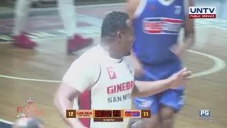 Willie Miller with a fadeaway jumper underneath #PBALegends #UNTV