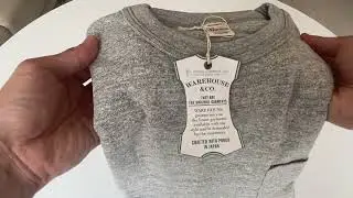 WAREHOUSE & CO - Lot 4601 Pocket T-Shirt Gray