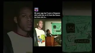 Jay Z Wore a &lsquo;Simpsons&rsquo; Prophecy&mdash;20 Years Before It Happened #jayz #simpsons #shorts