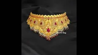 2022 Latest Kalyan jewellers gold choker collection #Gold #diamond #gemstone #necklace #Jewelry