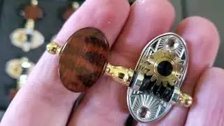 Opening a new set of Rodgers Tuning Machines for steel string guitar