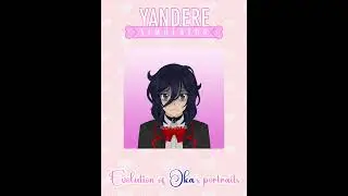The evolution portrait of Oka Ruto | Yandere Simulator #shorts  #short