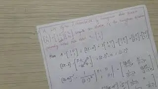 State Transition Matrix & Properties and Homogeneous equation Problem Solving