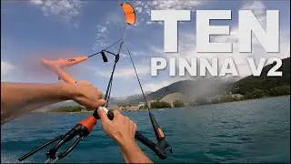 Freeride kite session - Ten Pinna V2 - Lac De Serre Pocon