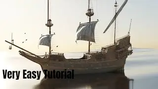 Blender Boat Animation | Realistic Water, Sky & Boat Simulation Tutorial