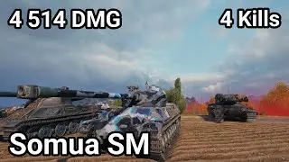 Somua SM - 4 514 damage / 4 kill / 1 730 blocked / 169 assist