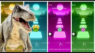 🦖 Godzilla King 👑 VS Godzilla Atomic Breath 💥 | Tiles Hop EDM Rush 🎶🔥