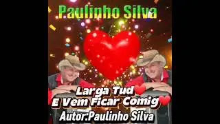 Larga Tudo e Vem Ficar Comigo letra de Autoria de Paulinho Silva