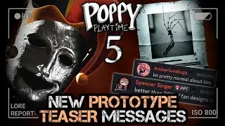 Poppy Playtime Chapter 5 - New Official TEASER MESSAGES of PROTOTYPE by Mob Entertainment