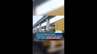 Dua Hari Berturut-turut Pelabuhan Tanjung Priok Macet Total akibat Antrian Kontainer