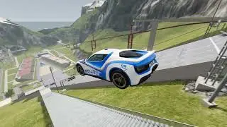 Flying Car Crashes Furious CAR #1 | BeamNG crash