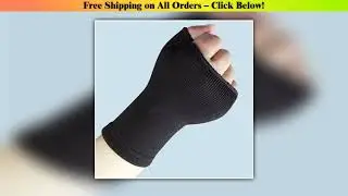 1 Pair Ultrathin Ventilate Wrist Guard Arthritis Brace Sleeve Support Glove Elastic Palm Hand