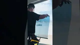 Installing Window Film on New Homes for UV Protection & Privacy!