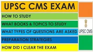 UPSC CMS completely explained 🔥 what to study 🔥 how to prepare & more #upsccms  Ebook in description