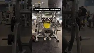 Isolateral Decline Chest Press #onlinecoaching #trainer #declinepress #chestday #personaltrainer