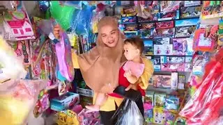 ARUMI IKUT MAMA KEPASAR GAGAL NAIK ODONG ODONG 💞JADINYA BELI MAINAN