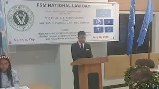 Yap Vs Chuuk 2018 National Law Day Debate #5