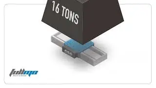 How fullmo make their linear motors - a 16 ton weight and (Monty) Python power