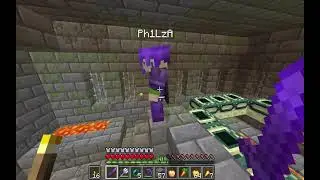 Techonoblade & Philza Find The Stronghold Portal Room [Dream SMP]