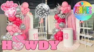 Disco Cowgirl Decor | Birthday Party | Zermes Event Decor