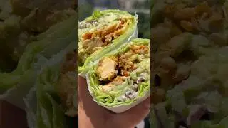 Wrap de pollo y lechuga, rico y FACIL&Iacute;SIMO 🥬🍗 #recetas #recetasfaciles #recetassaludables #wrap
