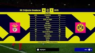 10. Kolo Kupa (Sezona 12) - NK Zvijezda Gradačac 4:2 Borussia Dortmund