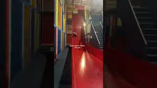 Death slide in Puxton Park soft play | scary slide