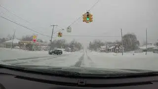 A drive through Middleville, Michigan- Christmas Eve Blizzard 2022