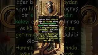K&ouml;leleri Koruyan yada Ka&ccedil;malarına Yardım Eden, Hammurabi Kanunları #tarih #antik&ccedil;ağ #babilon