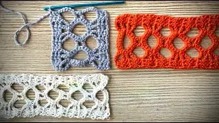 Luftige Borte -gerade Kanten#häkeln #petraperle #haekelanleitung #crocheting #häkelborte#häkelmuster