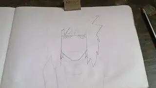 Minato before after pencil colour drawing shading yellow flash of leaf