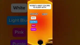 What LED light color is best for sleeping? #Bluelight ? #redlight ? #Ledlights #sleepneeded #sleep