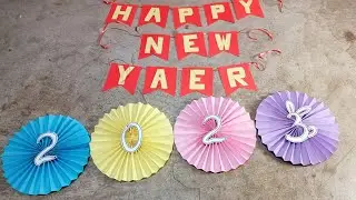 DIY Happy New Year Banner - Make a Beautiful Banner in minutes!