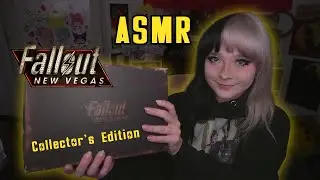 Nerdy Goth Girl Unboxes Fallout New Vegas Collector's Edition ASMR