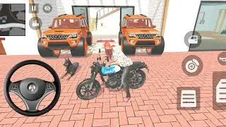 🥰🥳- Franklin 2️⃣ modified Scorpio And bike on house 🤩 Indian Theft Auto Simulator 🔥 #gameplay 🎮 