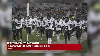 Hawaii Bowl отменён накануне игры после того, как Гавайи отказались от участия