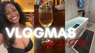 Vlogmas Days 22 & 23 | Travel Day, Photoshoot Prep & First Cold Plunge