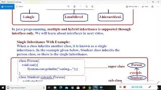 Inheritance In Java | What Is Inheritance | Types Of Inheritance
